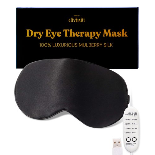 Heated Eye Mask for Dry Eye Relief, White Elephant Gifts for Adults - Stye Eye Treatment, Warming Eye Mask for Dry Eyes Mask Warm Compress for Eyes - Dry Eye Mask Moist Heat Warming Compress Electric