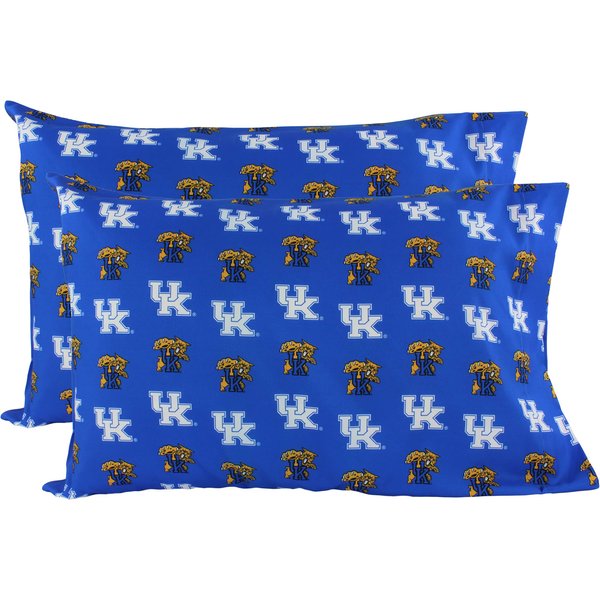 College Covers Everything Comfy Kentucky Wildcats Pillowcase Pair, King, 20" x 40", Includes 2 King Pillowcases
