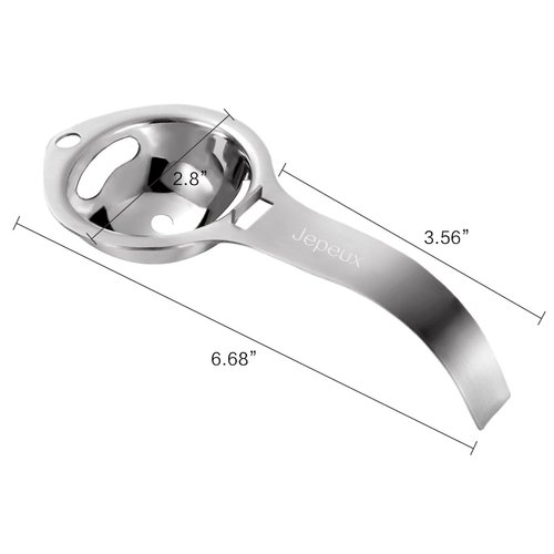 Egg separator, egg white and yolk separator, stainless steel, health and safety, separator, kitchen gadgets