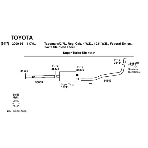 Walker Exhaust 35336 Exhaust Clamp