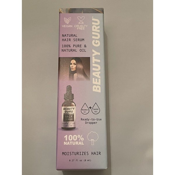 Jacinto Natural Hair Serum Moisturizes Hair 100% Pure & natural Oil -0.27 OZ