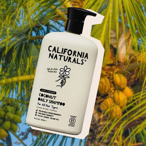 California Naturals Shampoo, Scalp and Hair Care for Women and Men, Coconut Cleansing Complex, Natural, Vegan, Cruelty, Silicone, Paraben, and Sulfate Free Shampoo, All Hair Types, 16.5 fl oz