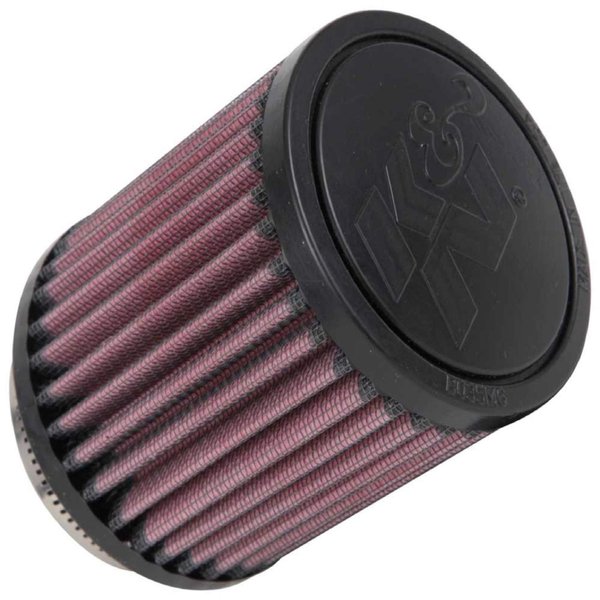 K&N Universal Clamp-On Air Intake Filter: High Performance, Premium Washable Replacement Air Filter: Flange Diameter: 2.4375 In, Filter H: 4 In, Flange L: 0.625 In, Shape: Round, RU-0800, Black, 72 mm