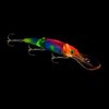 BANDIT LURES Multi-Species Minnow Jerkbait Glowing Fishing Lure, Fishing Accessories, Excellent for Bass and Walleye, 4 5/8", 3/4 oz, Glitz