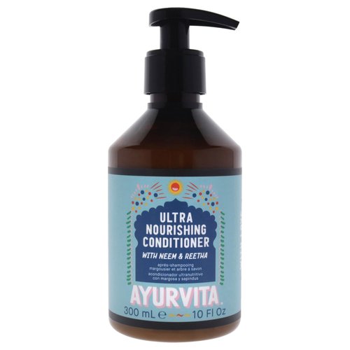 AyurVita Conditioner – Natural Nourishing Dandruff Conditioner – Hair Care with Neem & Reetha – Ayurvedic Daily Hydrating Conditioner - Moisturizing Cleansing Conditioner –For Women & Men - 10 fl oz