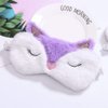 2 Pack Cute Animal Sleep Mask for Girls Cute Cartoon Fox Alpaca Soft Plush Blindfold Sleep Masks Eye Cover for Women Girls Travel Nap Night Sleeping