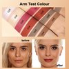 Contour Stick Makeup Set, 2024 New Face Stick Cream Blush, Bronzer Stick, Highlighter Stick for Face with Makeup Brush, Long Lasting & Natural Makeup Contour Stick for Beginner, 3 Colors (#01, 03, 05)
