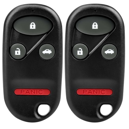 NPAUTO Key Fob Replacement Fits for 2002 2003 2004 Honda CRV CR-V, Keyless Entry Remote Control Car Key Fobs (OUCG8D-344H-A, Pack of 2)