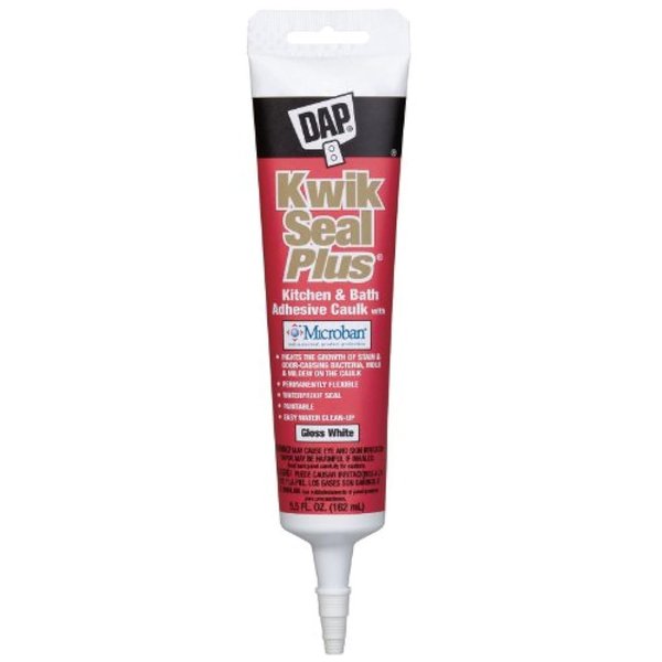 Dap 18526 White Kwik Seal Plus™ Kitchen & Bath Adhesive Caulk