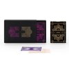 SLOWPLAY 100% Plastic Playing Card Set, 2 Decks (Purple & Gold), Jumbo Index, Poker Size, Superior Flexibility and Durability, Waterproof & Washable, Professional Playing Cards for Texas Hold’em Poker