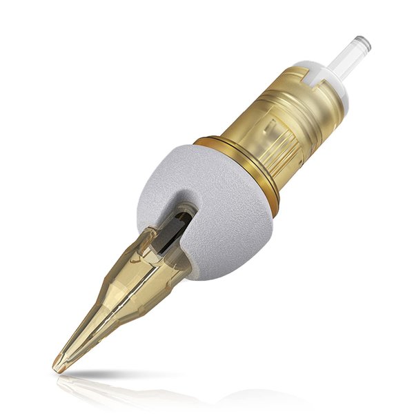 EZTAT2 Tattoo Cartridge Needles - 16Pcs #12 (7RL) Standard Round Liner Long Taper with Foam Cover Tattoo Needles Cartridges for Tattooing Rotary Tattoo Pen Machine Supply - V SELECT Plus