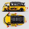 Toy Bus VW T1 Bus Toys Diecast Model Trucks,Pull Back Cars with Lights and Sounds for Kids Age 4-8 Volkswage Bus with Remoavable Top Yellow