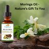 Tropical Holistic Moringa Oil - Cold-Pressed, Unrefined, Vegan Hair & Skin Oil - All Natural 100% Pure Organic Non-GMO - Aceite de Moringa Para Las Arrugas