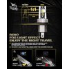 RENO H4 Fog Bulbs, 9003 HB2 Bulb Dual Beam 12000LM 6500K 60W White Fanless In Line Plug and Play H4 9003 Fog Light Bulbs, Pack of 2