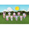 Sunny Days Entertainment Honey Bee Acres Rainbow Ridge Pals – 9 Miniature Flocked Dolls | Small Fantasy Collectible Figures | Pretend Play Toys for Kids