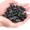 80PCS Vacuum Hose Caps, Connector Assortment 6 Sizes Black Rubber Cap, Automotive Topomatic Replacement Parts for Carburetor Vacuum Plugs, Intake Manifold Vacuum Fitting