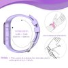 LED Kids Multifunction Steps Counting Watch, Digital Watch, Non-Bluetooth Pedometer Watch, Stopwatch, Alarm Clock, Calories for Women Children Girls Boys (Electroplating Purple)