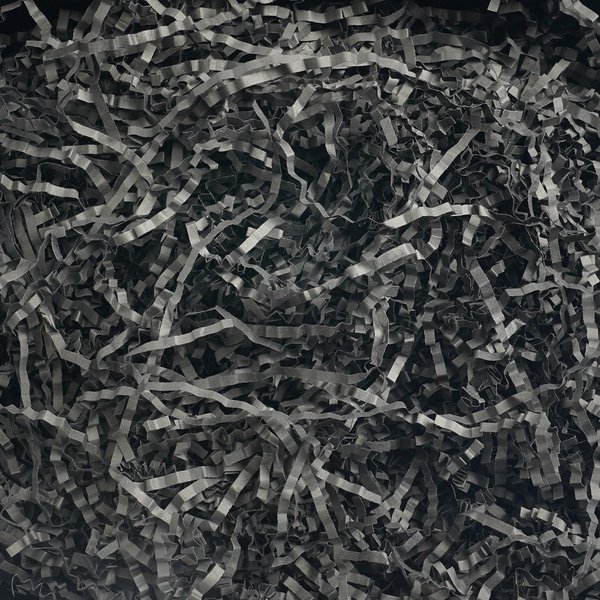 Uptotop 4oz Crinkle Cut Paper Shred Filler for Gift Wrapping Basket Filling, Birthday, Christmas, Thanksgiving, Wedding, Mother's Day, Black (4 oz)