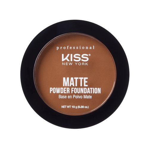 KISS New York Professional Powder Foundation with Dual Function Formula (Chestnut)