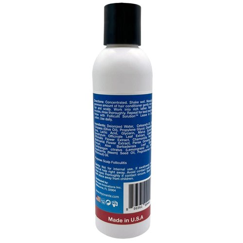 OVANTE Folliculitis Solution Hair Conditioner for Treatment of Men and Women with Scalp Folliculitis, Dandruff, Itchy Scalp - 6.0 oz