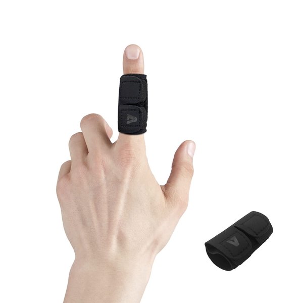 VHOPMORE Finger Splint Finger Sleeves Protectors, Adjustable Trigger Finger Splints Thumb Splint Brace for Finger Support Compression Finger Tape for Arthritis - M