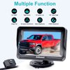 Backup Camera HD 1080P Rear View Monitor Kit Night Vision Waterproof Reverse Camera for Car Truck Pickup Minivan DIY Grid Lines DoHonest S01