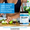 Renew Actives Hydrolyzed Bovine Collagen Peptides Powder - 100% Grass Fed Bovine Collagen Unflavored Powdered Bone Broth for Healthy Skin, Hair, Joints