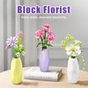 Dookok Flower Bouquet Building Set with Vase, Artificial Flowers Building Blocks for Home Decoration, 261 Pieces Botanical Collection Building Toys for Adult Kids Gift