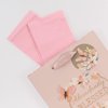 Christian Art Gifts Gift Bag/Tissue Paper Set Abundantly Blessed Deuteronomy 7:13 Bible Verse, Pink Butterfly, Medium