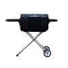 Masterbuilt® Electric Portable Charcoal Grill and Smoker Water Resistant Double-Stitched Durable Grill Cover with PVC Liner in Black, Model MB20080522