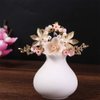 5Pcs Alloy Hair Sticks Pins Long Tassel Hanfu Chinese Flower Hair Clips Crystal Hair Pins Headwear Sets for Women and Girls