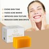 GoldSnailRX-Kojic Acid Soap Dark Spot Remover (Pack of 2) Authentic Kojic Acid Soap For Body Whitening-Japanese Formula Kojic Acid Soap with Vitamin C,Tumeric, infused with Hyaluronic Acid,Shea Butter