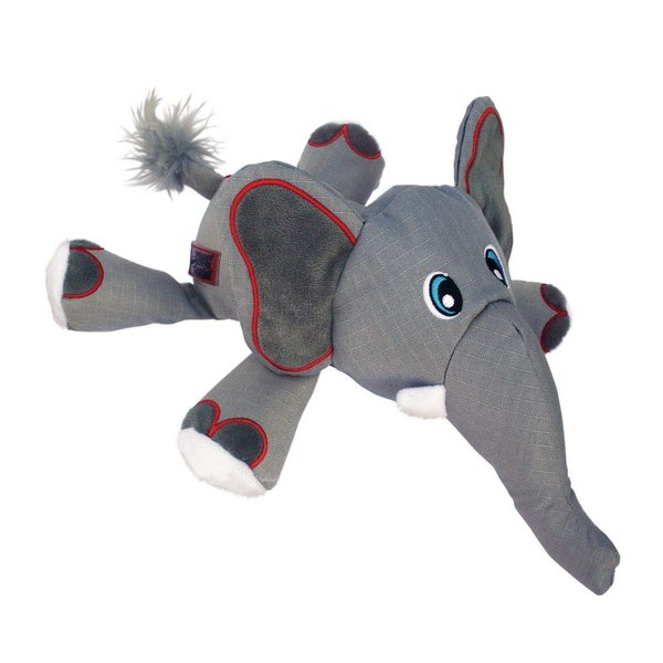 KONG - Cozie Ultra Ella Elephant - Squeaky Plush Dog Toy with Reinforced Seams - for Medium Dogs