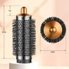 YTCHYYSK Round Volumizing Brush Nickel/Copper and Filter Cleaning Brush for Dyson Airwrap Accessories Hair Styler Limp Flat Hair Volumizer Attachment Tool, Part No. 969489-01 970750-01