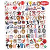 102 PCS Baseball Temporary Tattoos Sticker Softball Sports Theme Birthday Party Supplies Decorations Favors Gifts Boys Girls Adults Sporting Fans Game Player Cute Tattoo School Reward Prizes