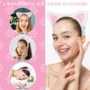 Mabor Cat Ears Headbands, Plush Cute Cat Ears Headband Washing Face Headbands, Cat Ear Headband, Cat Ears Hair Headbands, Makeup Headbands Soft Cute for Makeup, Shower, Teen Girls & Women (White)