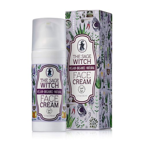 Spirit Nest All Natural Face Cream Anti-Aging Non-Greasy Formula With Green Tea Vegan Organic Wrinkle Moisturizer For Dry Skin For Women and Men - The Sage Witch