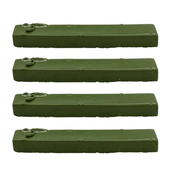 Sthovd 4 Packs Green DOP Wax Fit for Lapidary Cabachon Forming Cutting and Polishing Versatile