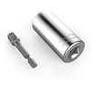 Leberna Universal Socket Grip Adapter 4 PCS | Multi Functional Sockets Set Ratchet Power Drill Bit Wrench 1/4"-3/4" (7mm-19mm) Professional Repair Tools Gifts for Dad Men Fathers Husband DIY Handyman