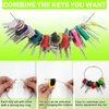 WAH LIN PARTS 39 Heavy Equipment Construction Master Ignition Keys Set for JLG Caterpillar Volvo JCB JD Bobcat Terex Hyster Genie Case Komatsu Indak Kubota and More