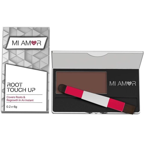 Premium Root Touch Up - Mi Amor - Fast and Grey Hair Root Cover Up - Extend Time Between Salon Trips - Water-resistant Root Cover Up - Light Brown