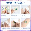 10 Sheets Butterfly Temporary Tattoos,Waterproof Butterfly Cartoon Stickers,Fake Tattoo Stickers for Women and Girls Party Favors Supplies,Holographic Stickers for Kids Birthday Party Supplies
