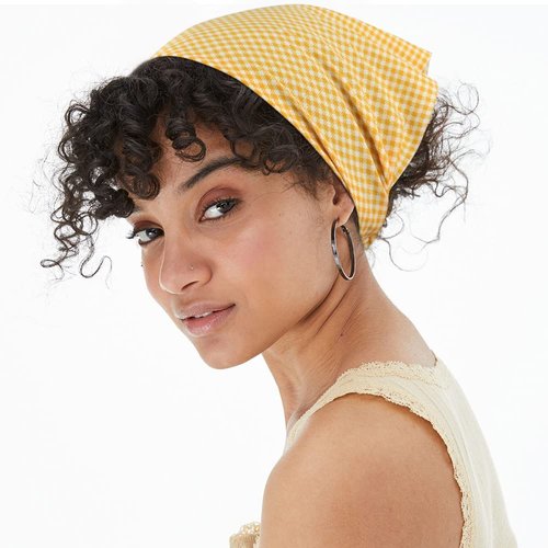 TOBATOBA Lattice Hair Scarf Headband 5 Pcs Hair Bandanas for Women Bandana Headband Chiffon Head Kerchief Headband Elastic Head Bandana Lattice Bandana Headbands for Women Girls Hair Accessories