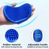GJEASE Cat Grooming Glove Brush,Self-Cleaning Slicker Pet Brush for Short and Long Haired Pets,Dog Bath Brush for Shedding and Grooming,Removes Loose Hair and Tangles,Promote Circulation