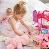 19Pcs Study Set for 11.5inch Dolls, Doll Accessories with 19Pcs Study Set Including Laptop Ruler Pencils for Girls Birthday Gifts