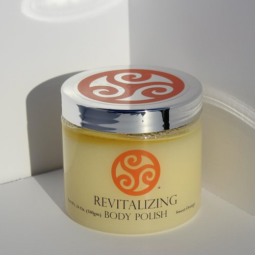 Trillium Organics Body Polish Sweet Orange Salt Scrub 24 Ounce