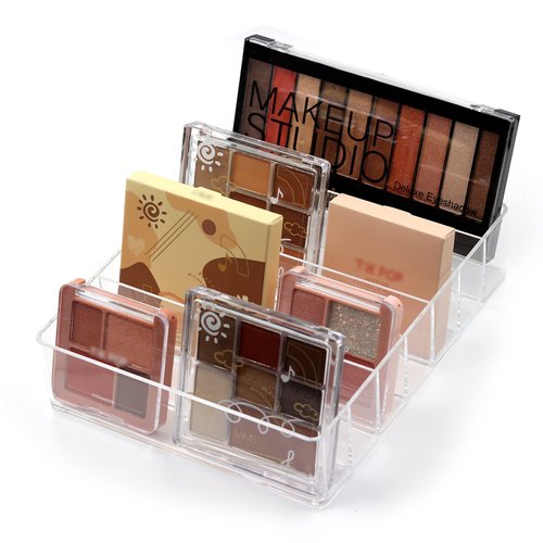 ALXBSONE Makeup Organizer, Compact Makeup Palette Organize, for Bathroom Countertops, Vanities, Cabinets, Sleek Modern Cosmetics Storage Solution for - Eyeshadow Palettes, Contour Kits, Blush 2