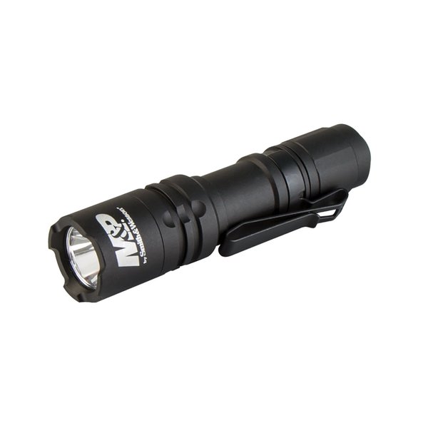 Smith & Wesson M&P Delta Force CS 1xAA 130 Lumen Flashlight with 4 Modes, Waterproof Construction and Memory Retention for Survival, Hunting and Outdoor