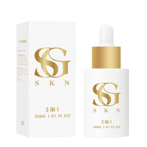 SG SKN Collagen Serum 5-in-1 Revitalize Your Skin - Collagen Serum for Face Hydrate and Brighten with Vitamin C, E, Hyaluronic Acid and Niacinamide - Collagen Face Serum for Women & Men