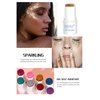 GL-Turelifes Face Body Glitter Stick, Mermaid Face Glitter Gel, Waterproof Fine Glitter for Face/Body/Hair/Eyes/Lip,Holographic Sequins Paint,Sparkling Face Glitter Makeup Body Glitter (#05 Green)
